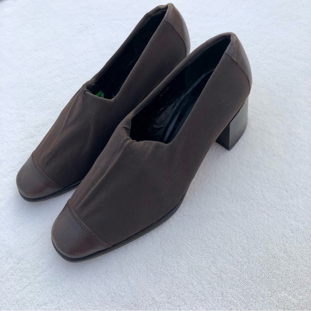 Vintage Y2K VAN Eli Heels Dark Brown Sz. 4 1/2